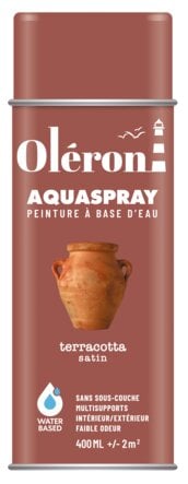 Aérosol OLERON AQUA SPRAY noir vinyle mat 400ml