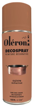 Aérosol OLERON AQUA SPRAY cuivre métalise 400ml